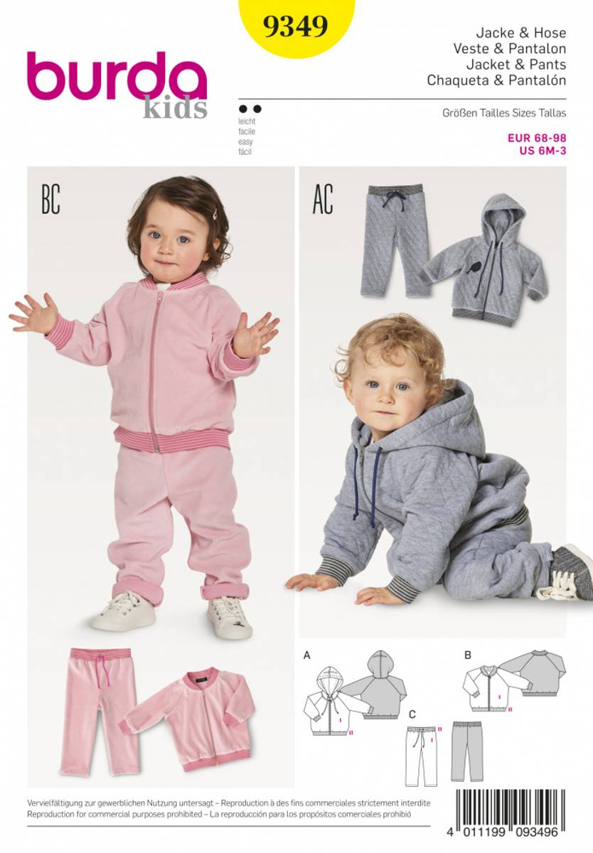 9349 - Burda - Jakke og bukse