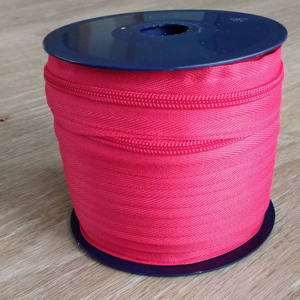 Bilde av Spiralglidelås - 6 mm metervare - pink