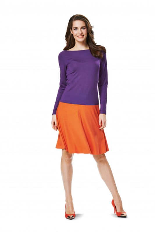 6988- Burda - Kjole i jersey