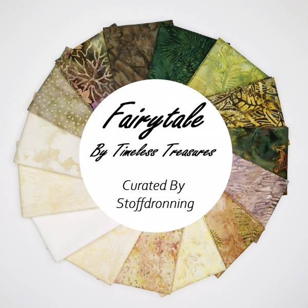Bilde av Fairytale - stoffpakke, 30x55cm, 15st.