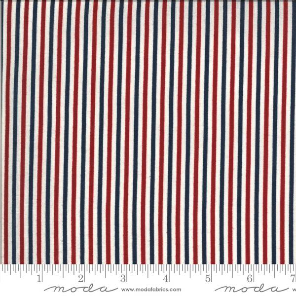 Bilde av American Gatherings - 2 mm rød-blå-offwhite striper