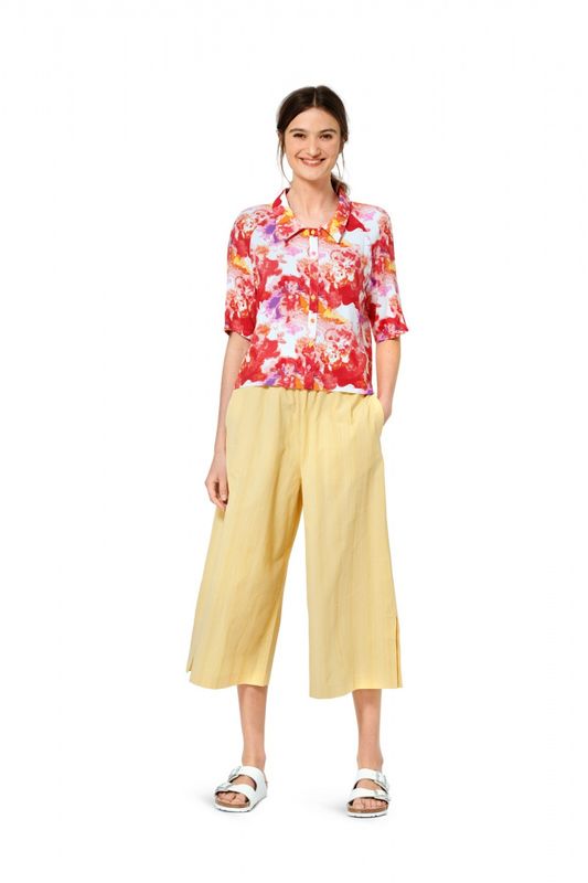 5997 - Burda - kort og lang bluse