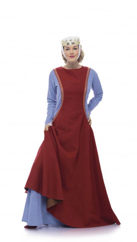 7977 - Burda - historisk kjole, basis