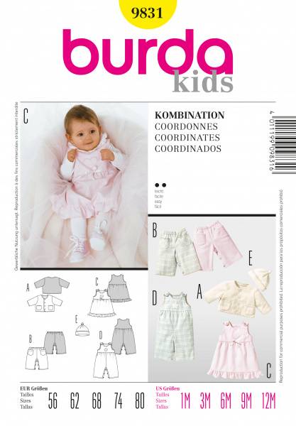 Bilde av 9831 - Burda - Overdel og underdel