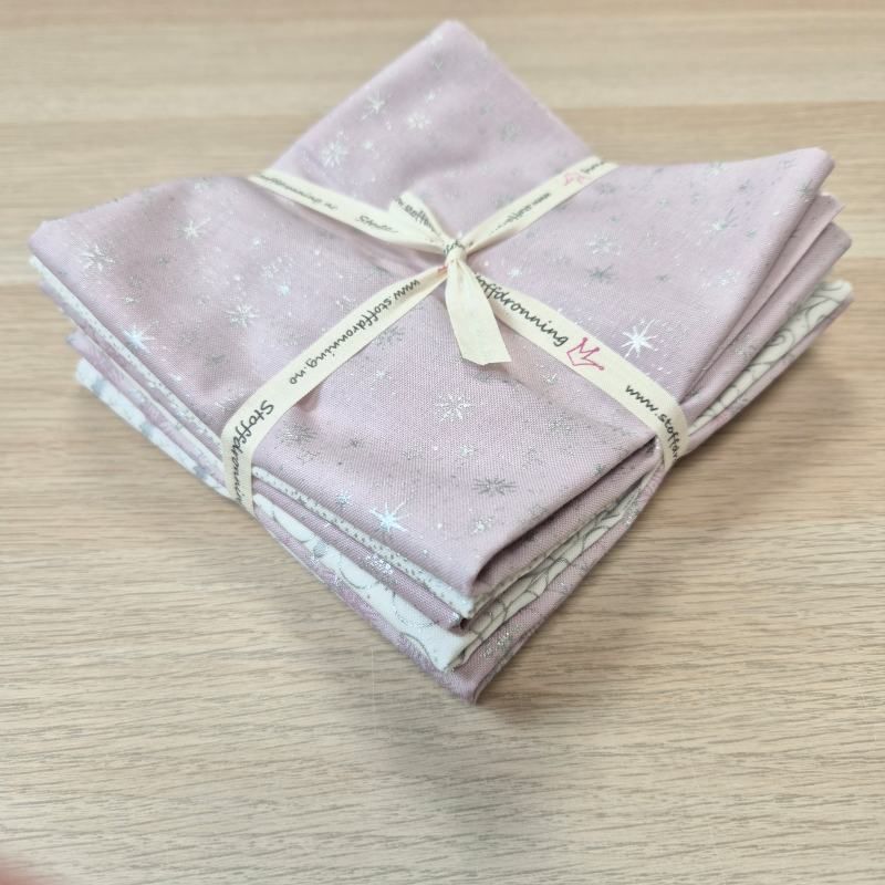 Stoffpakke - Vinterstemning - 6x 30 cm