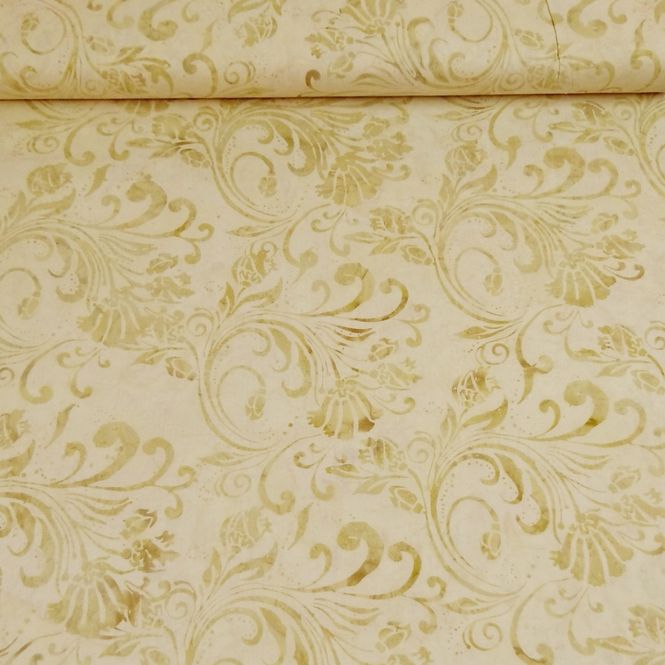 Hovedbilde Batikk - vanilje-beige stor mønstret