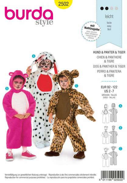 Bilde av 2502 - Burda - kostyme, dyr