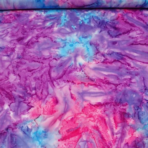 Bilde av Batikk - rosa blå lilla akvarell