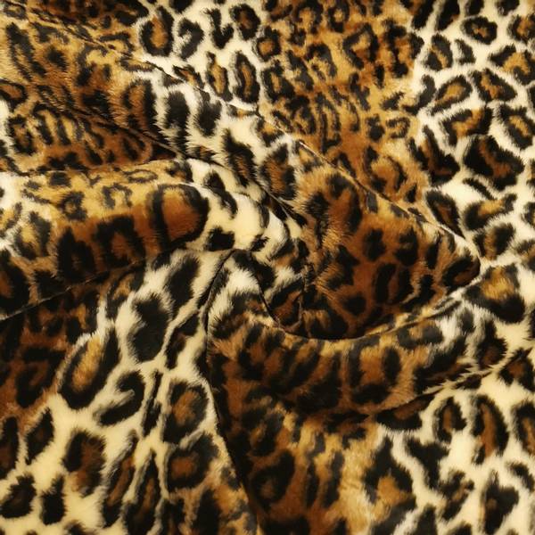 Bilde av Imitert pels - 1,5 cm - leopard