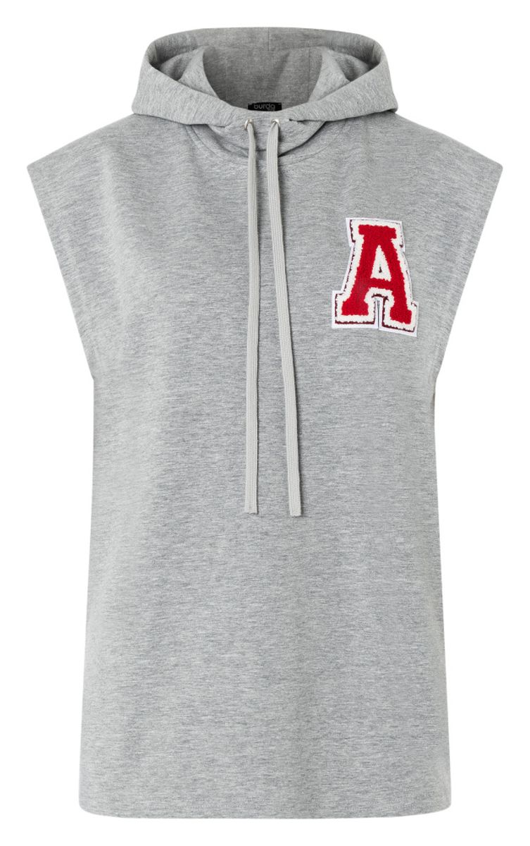 9213 - Burda - hoodie m/ lomme