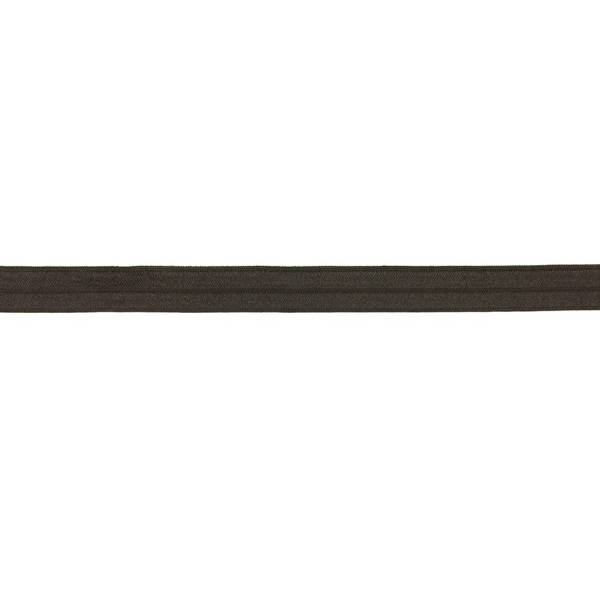 Bilde av FOE - Foldeelastikk, 15 mm - mørk sjokolade