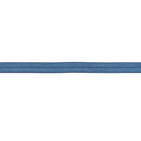 Bilde av FOE - Foldeelastikk, 15 mm - jeansblå