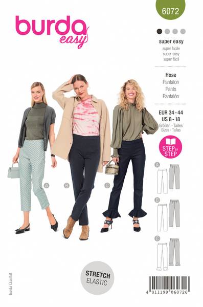 Bilde av 6072 - Burda - penbukse