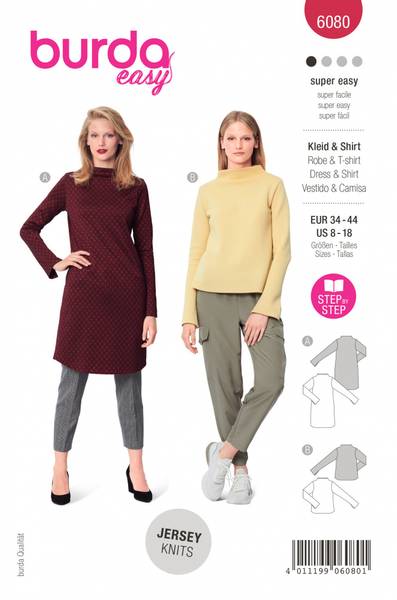 Bilde av 6080 - Burda - genser/kjole