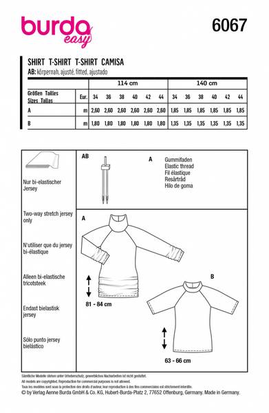Bilde av 6067 - Burda - genser