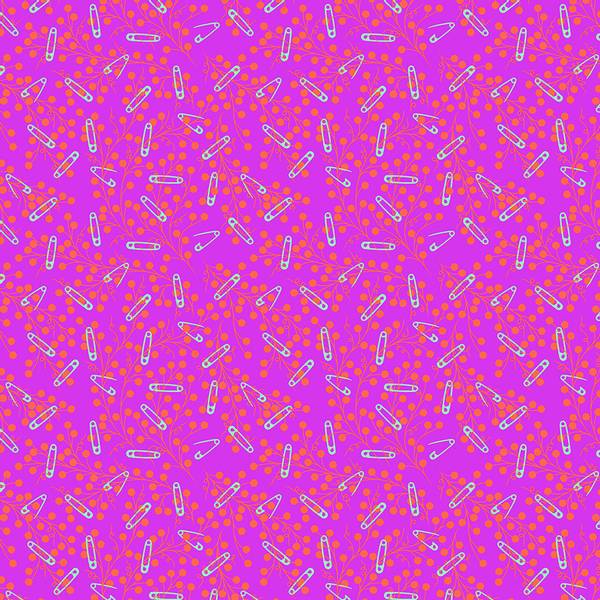 Bilde av Home Made - 2 cm sikkerhetsnåler på cerise