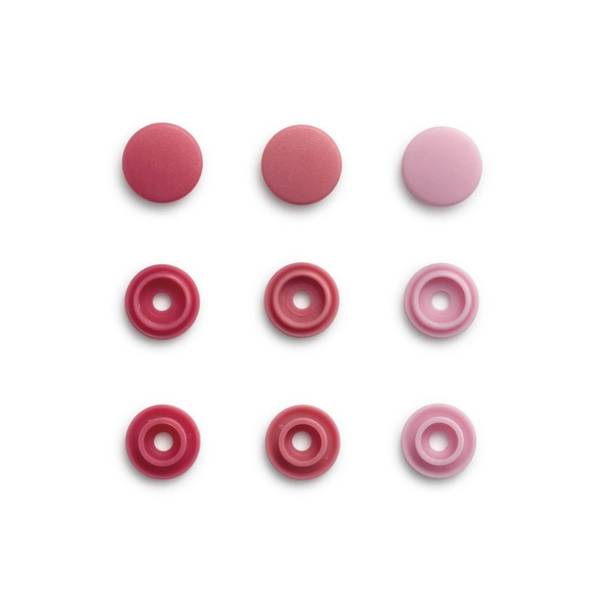 Bilde av Prym Love Plasttrykknapper 9 mm - rosa