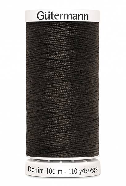 Bilde av Denim - proff tråd - 100 m, mørk brun, fv. 2330
