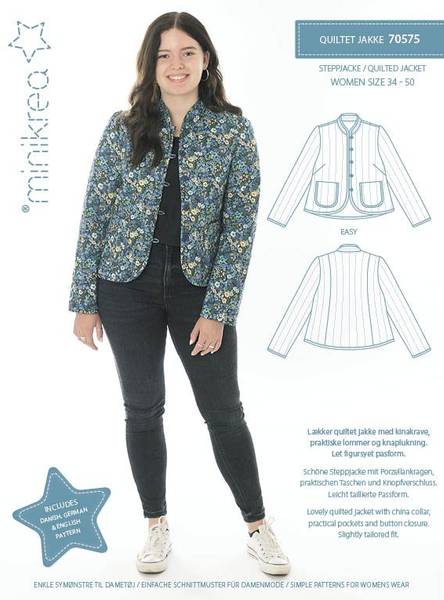 Bilde av Minikrea 70575 - Quiltet jakke str 34-50