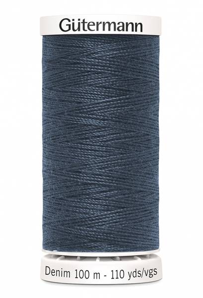 Bilde av Denim - proff tråd - 100 m, mørk jeansblå, fv. 7635