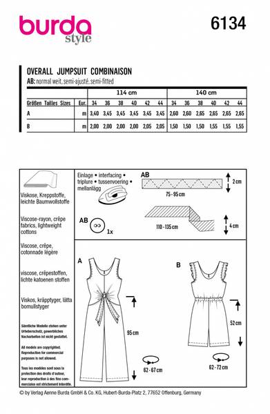 Bilde av 6134 - Burda - Jumpsuit
