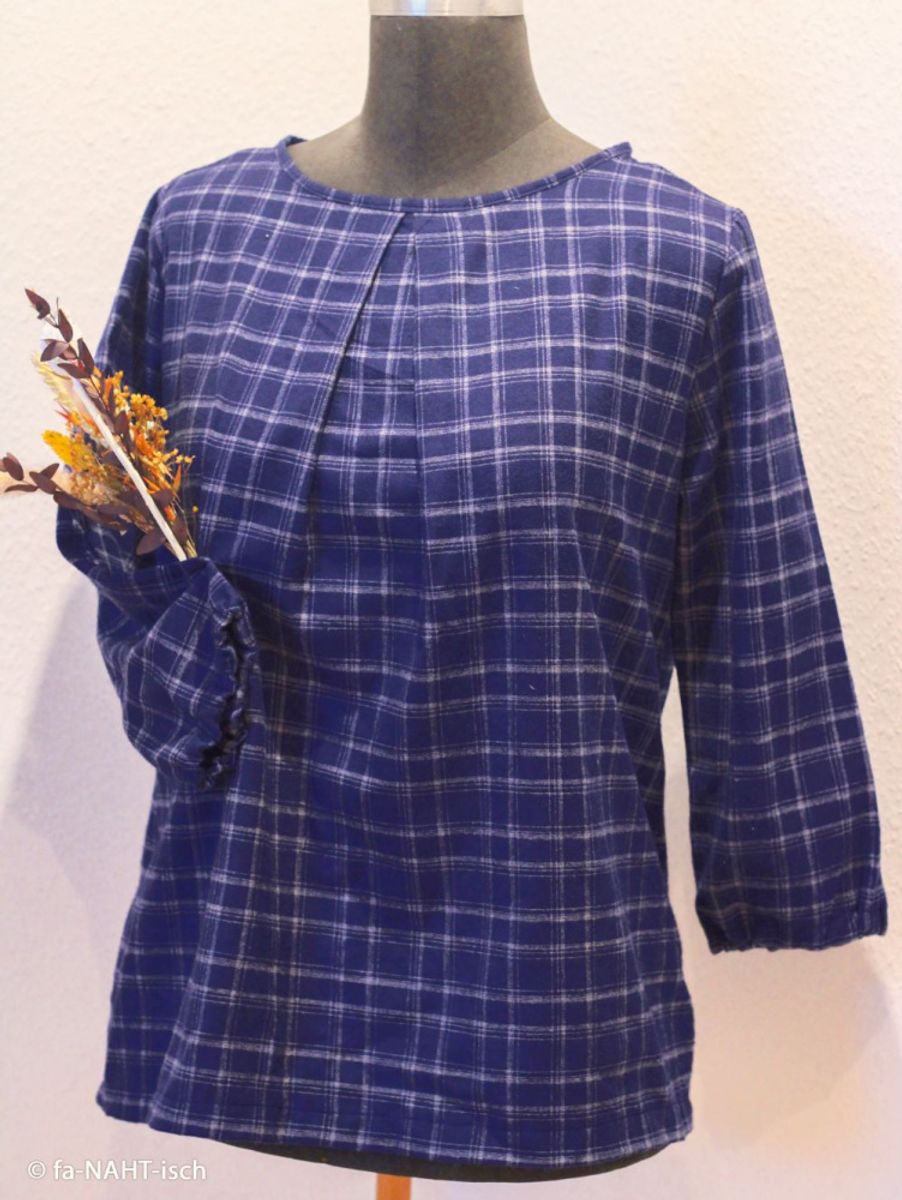 Flanell. rutete - rød-sort-hvit