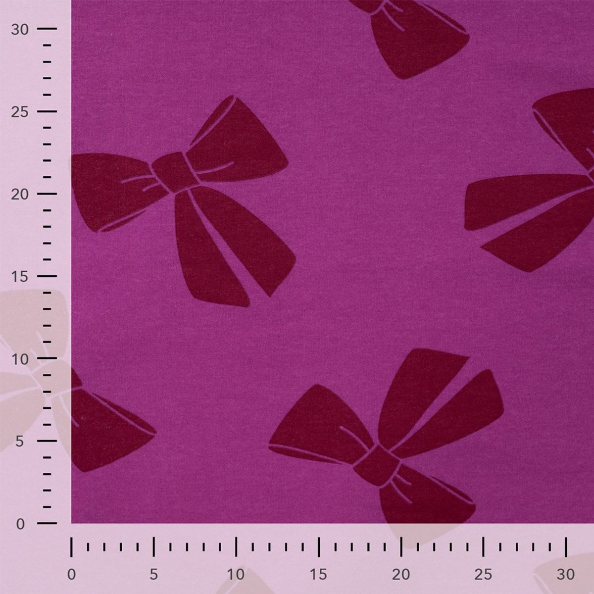 Isoli, tykk - sløyfer, fuksia