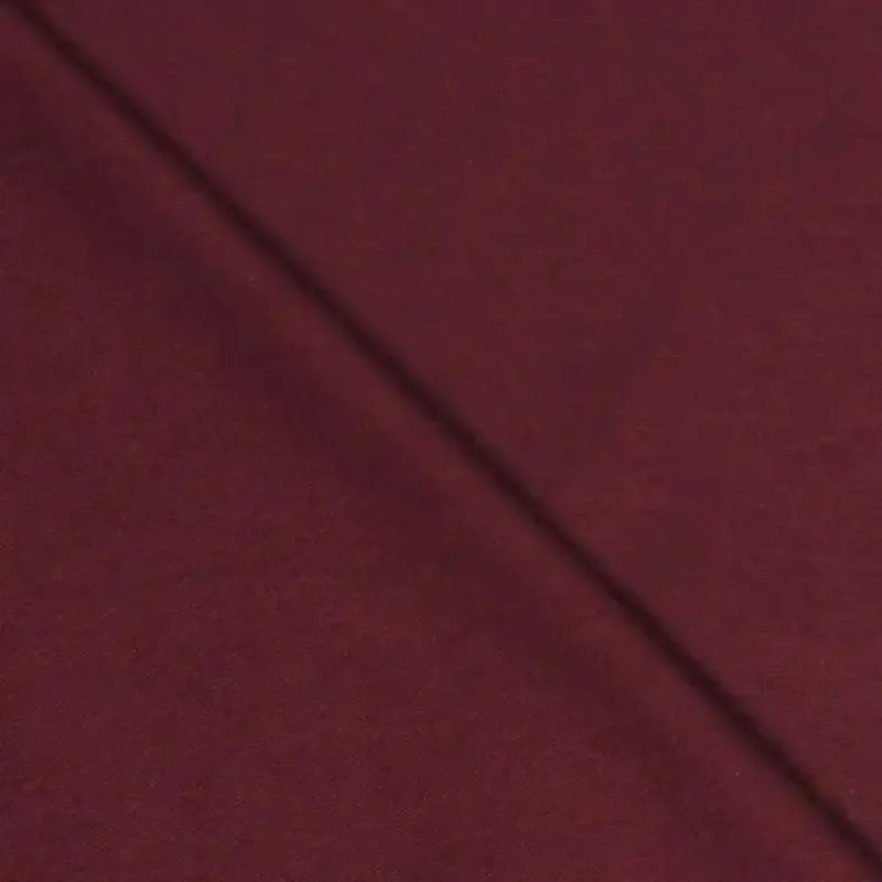 Heavy viskosejersey, burgunder