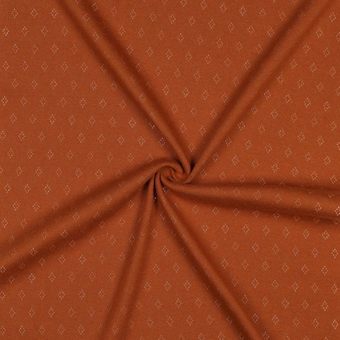 Hovedbilde Pointelle Jersey - cognac, fv. 032