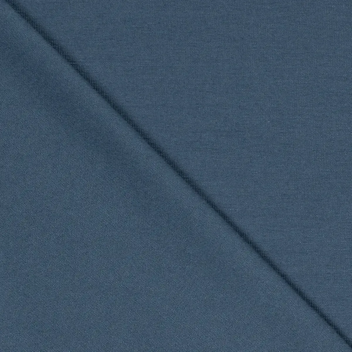 Heavy viskosejersey, jeansblå