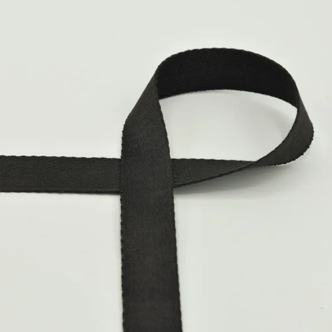 Hovedbilde Webbing, soft, 25 mm, sort