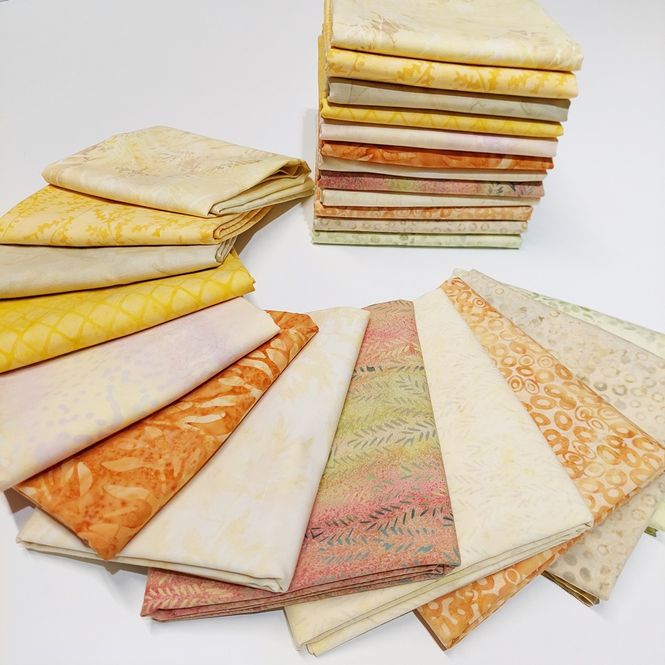 Hovedbilde Stoffpakke batikk - Sunrise Avenue - 50x110 cm