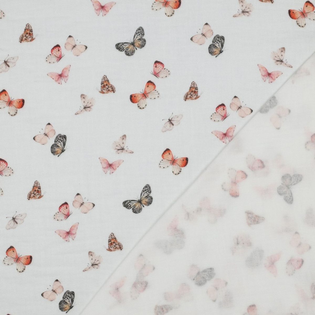 Musselin - sommerfugler