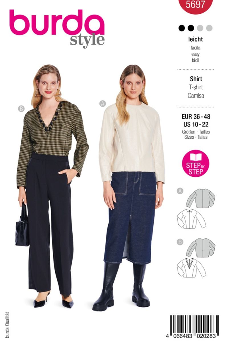 5697 - Burda - bluse