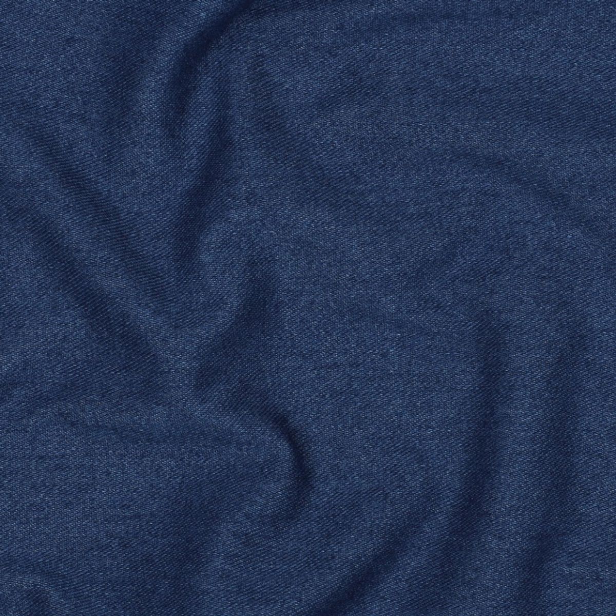 Denim Knit Twill blå - strikket dongeri