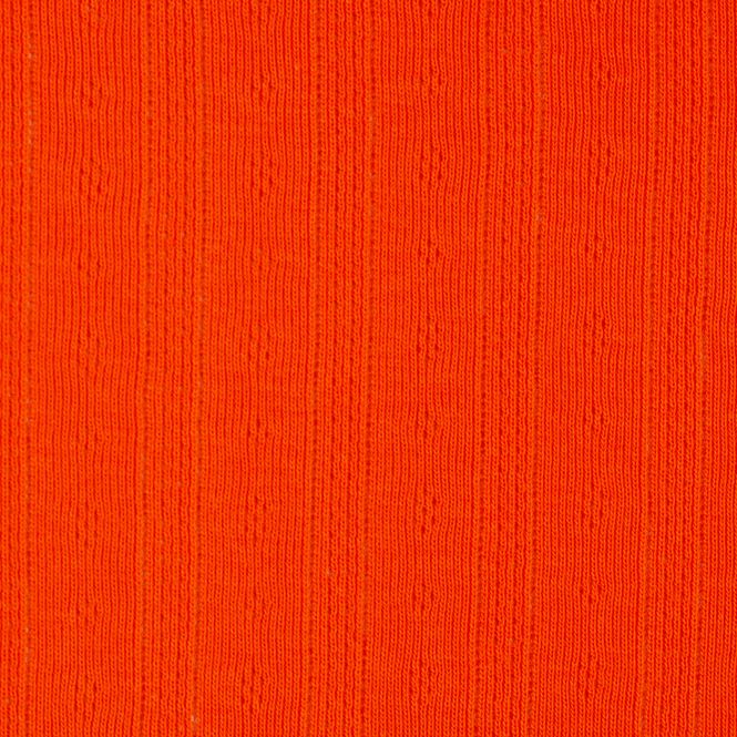 Hovedbilde Pointelle jersey - striper, oransje
