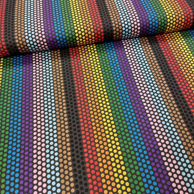 Hovedbilde Rainbow Dot - prikker på koksgrå
