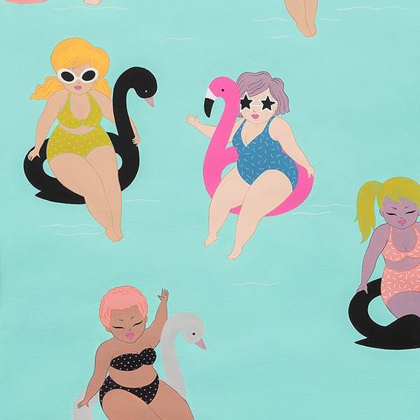 Bilde av Flirty & Floaty - 12 cm damer på aqua