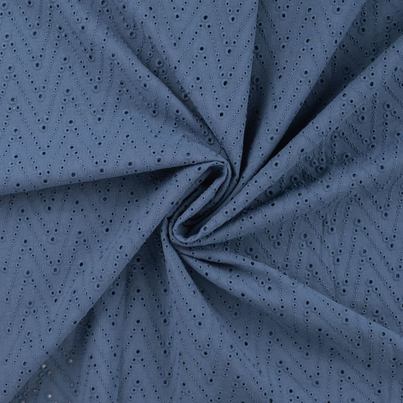 Engelsk blonde, chevron - jeansblå