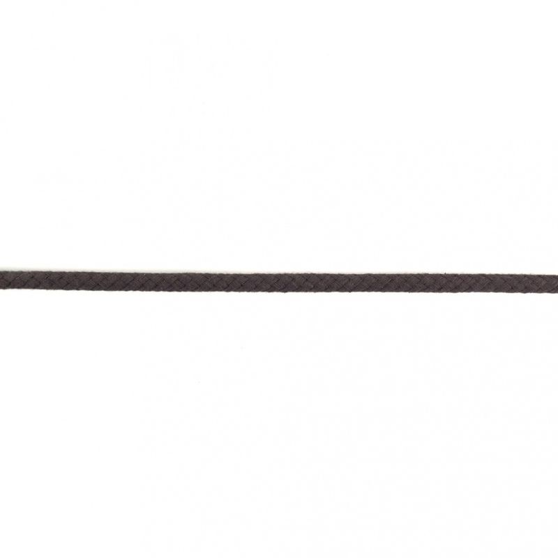 Snor, rund, 5 mm - mocca