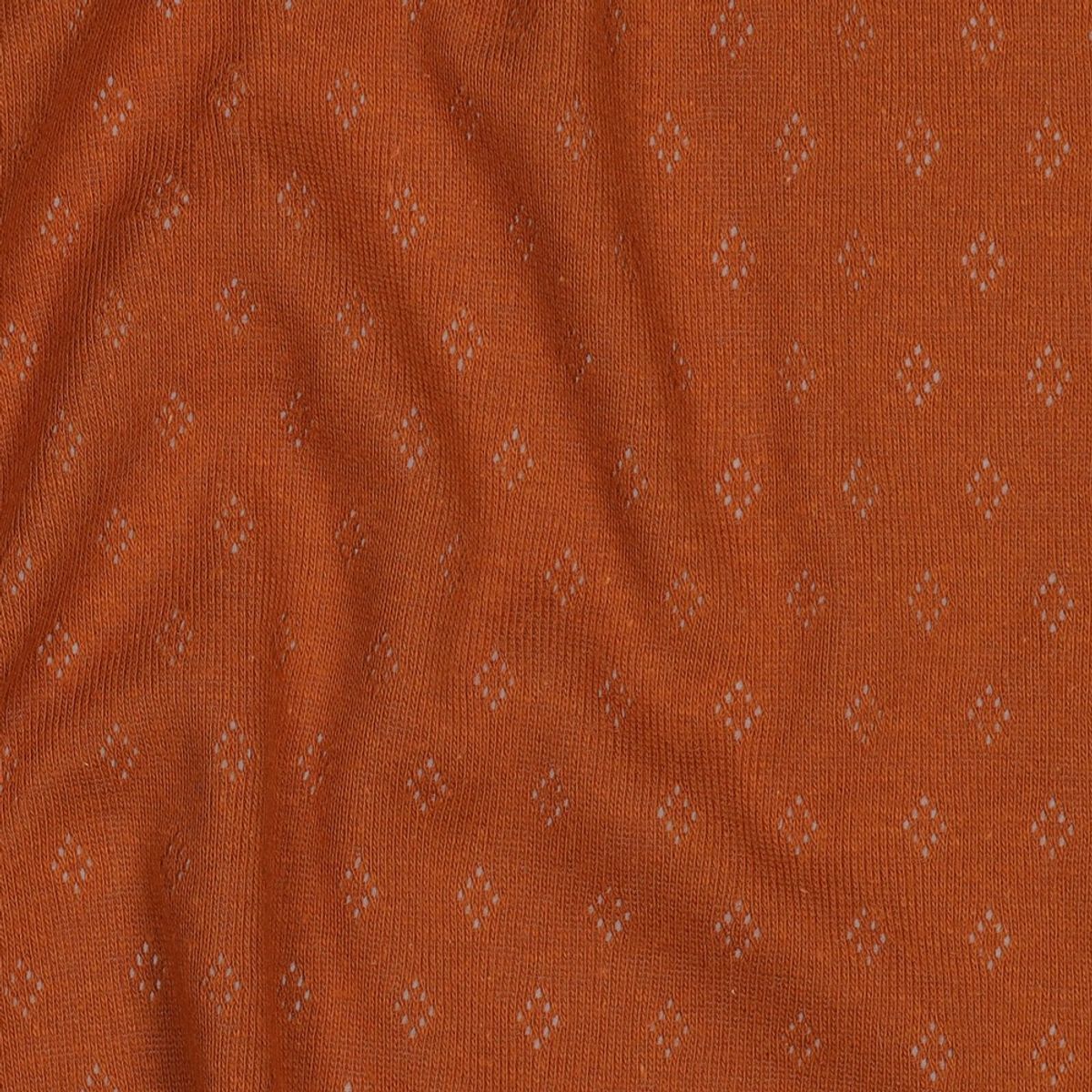 Pointelle Jersey - cognac, fv. 032