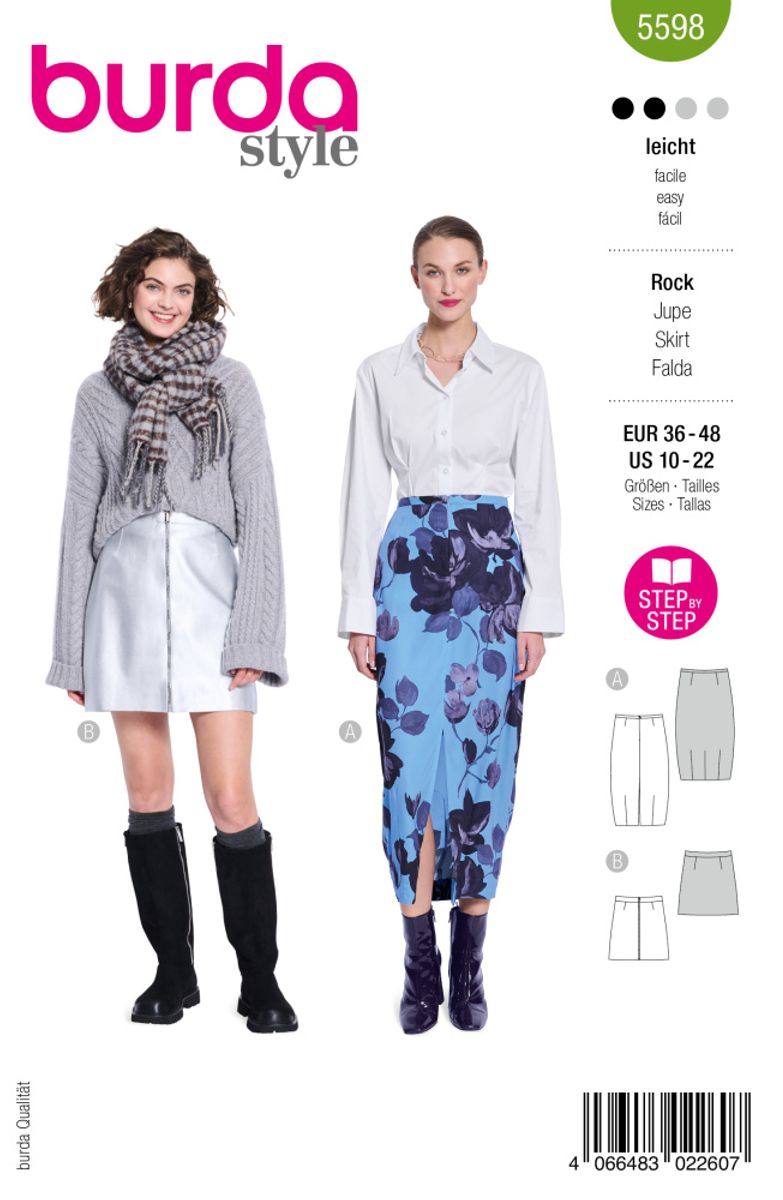 5598 - Burda - skjørt