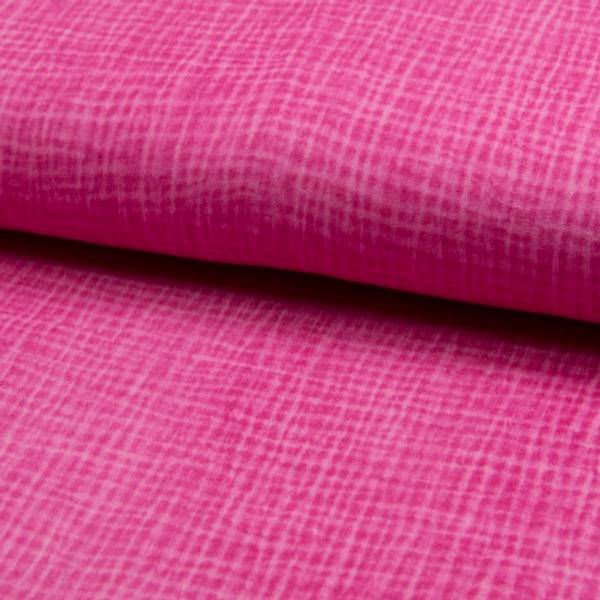 Bilde av Musselin Tie Dye - fuksia rosa