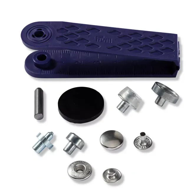 Hovedbilde Anorakk-trykknapper, 12 mm, sølv kappe
