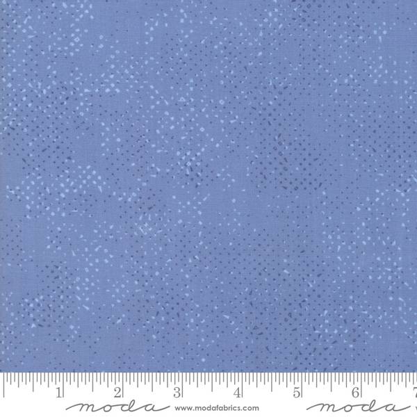 Bilde av Spotted - Faded Denim - jeansblå prikkete