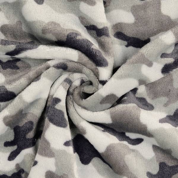 Bilde av Luksusfleece - 5-8 cm grå Camouflage
