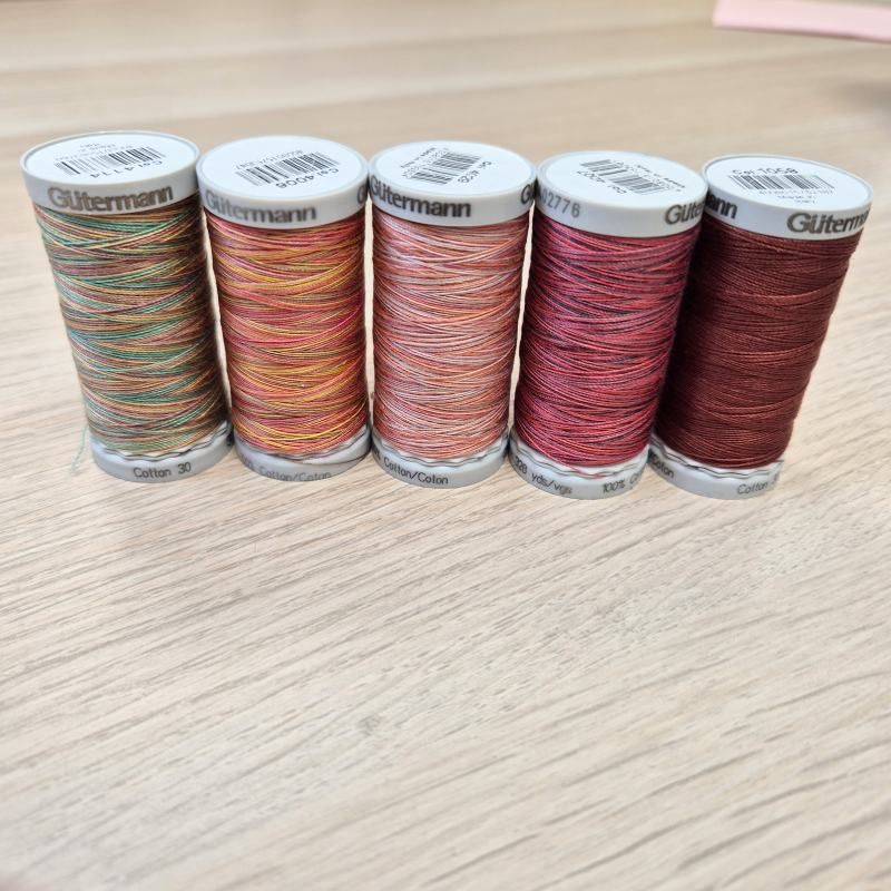 Trådpakke Cotton30 – Høstbris – 5 x 300 m