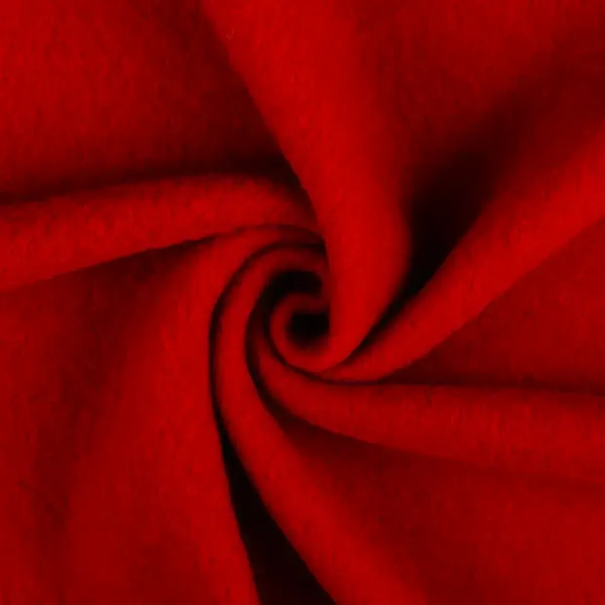 Ull-fleece - rød