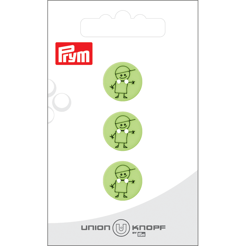 Knapp, plast, 15 mm - Gutt