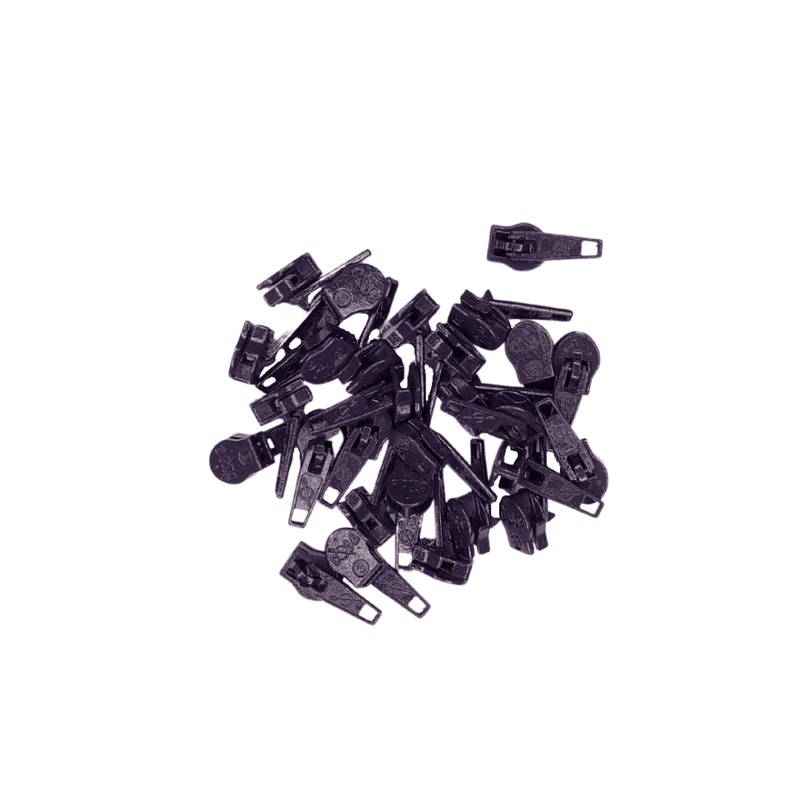 Glidere, pin-lock, til 4 mm glidelås 